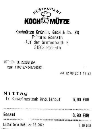 ksmr Hffner Kochmtze Restaurant